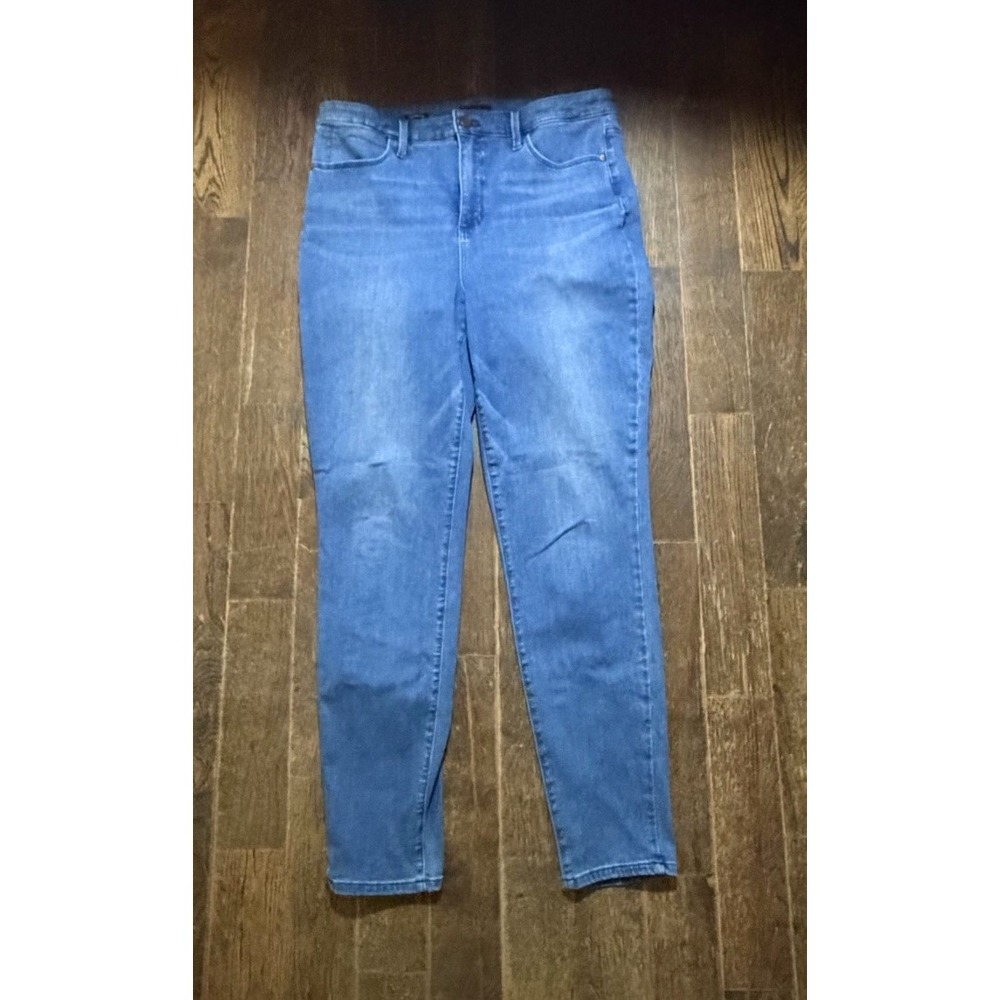 Talbots Womens Size 12 Blue Denim Jegging Jeans Stretch Medium Wash
